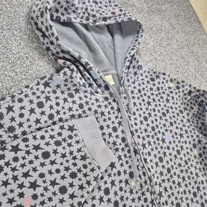 Vintage Loyal Army Hoodie Size XL Full Zip All Over Print Stars Y2K